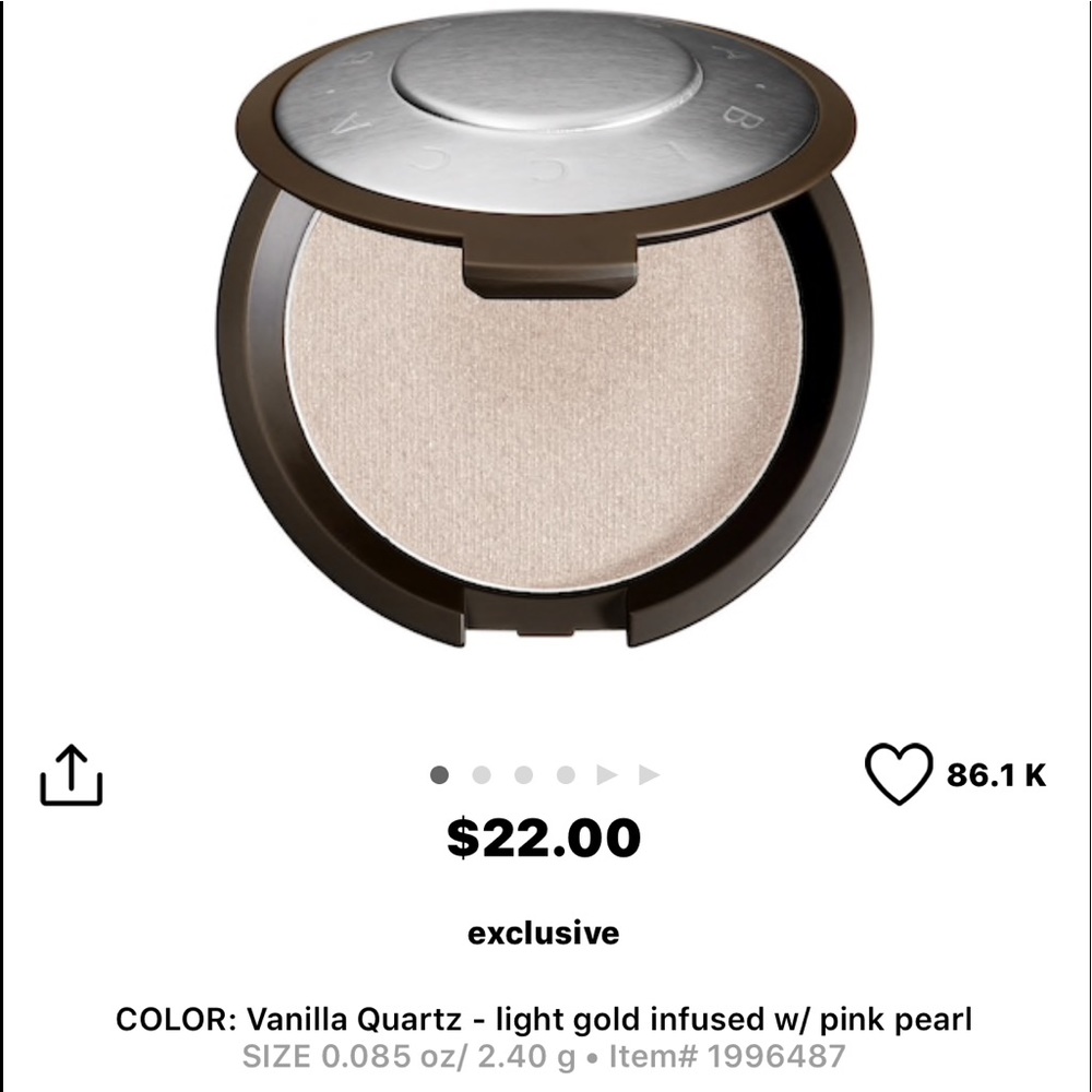 ✨💜 BECCA Mini Shimmering Skin Perfector VANILLA